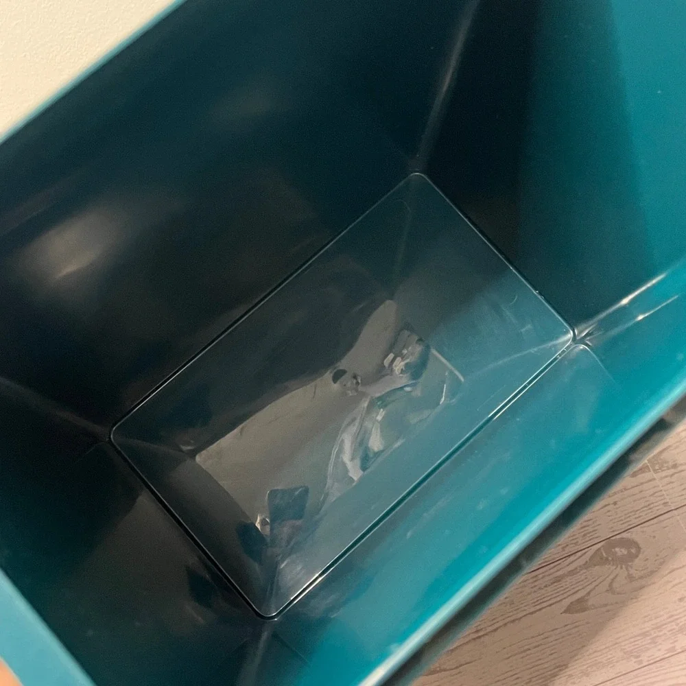 Tupperware Modular Mate Rectangular Container Bin 1430 Teal Green‎ Storage Lid